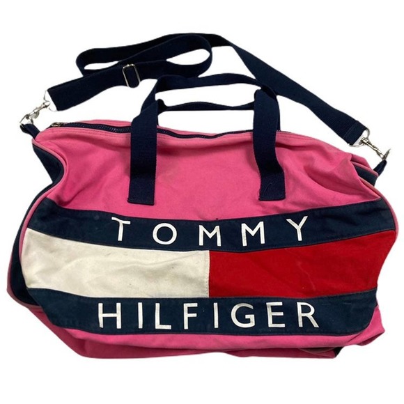 Tommy Hilfiger Bags Vintage Tommy Hilfiger Y2k Duffel Bag Poshmark